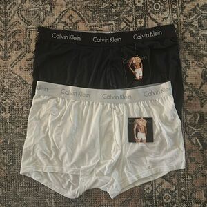 2 pair Calvin Klein boxer briefs $15